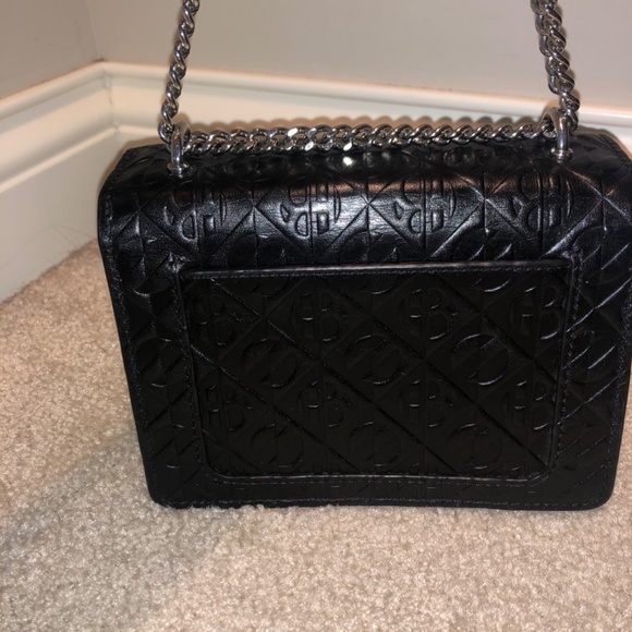 Henri Bendel Black leather purse
